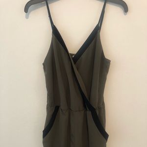 Bar III / Olive Green Romper